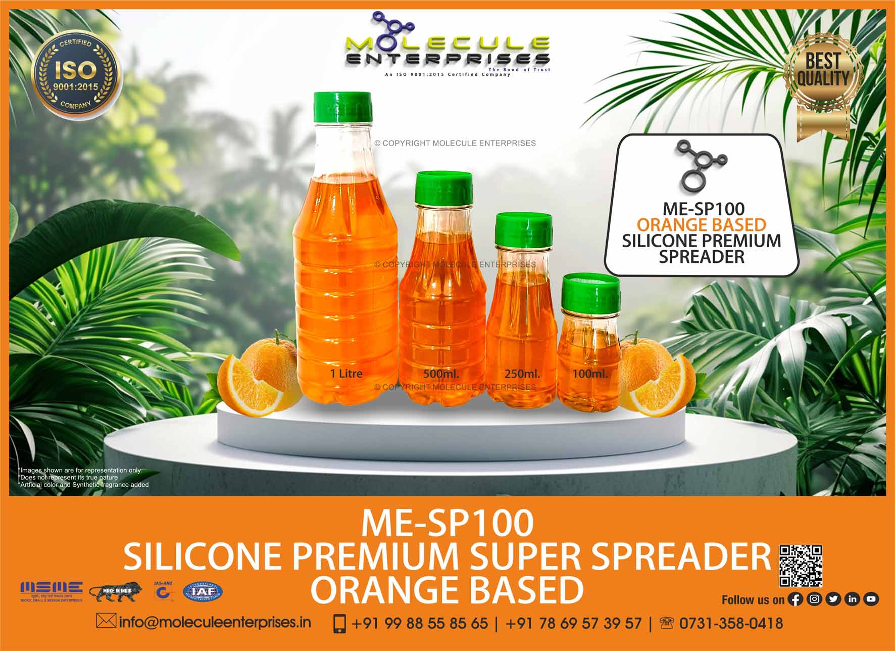 orange silicon super spreader