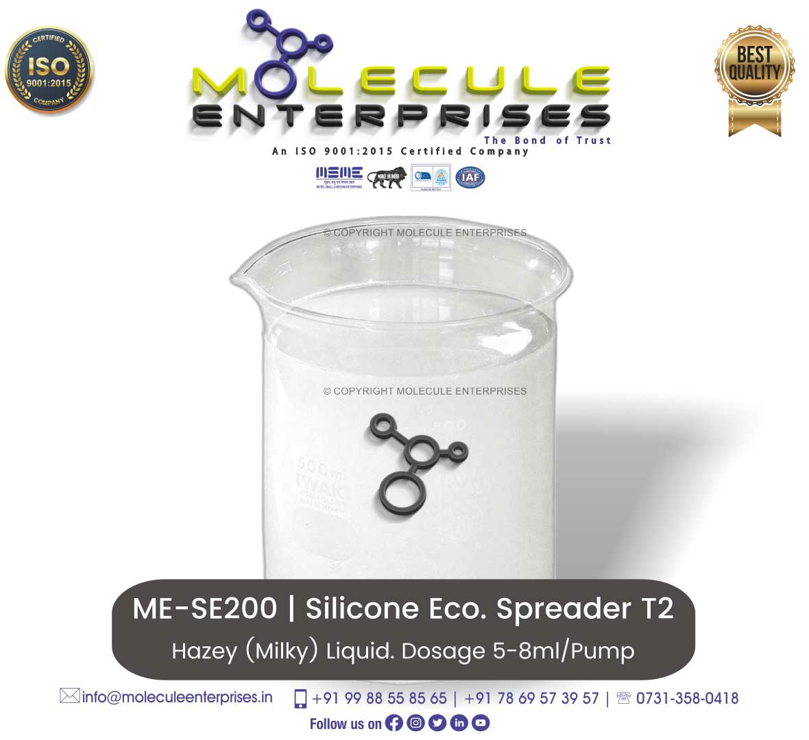 silicone spreader composition