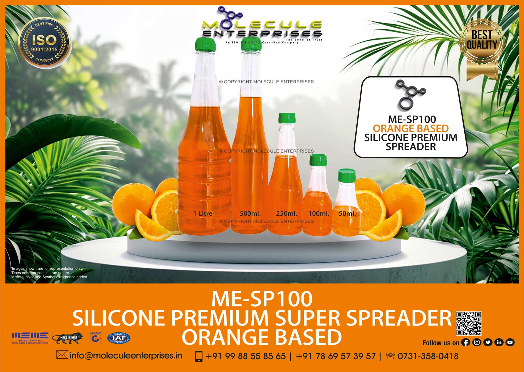 orange silicon super spreader