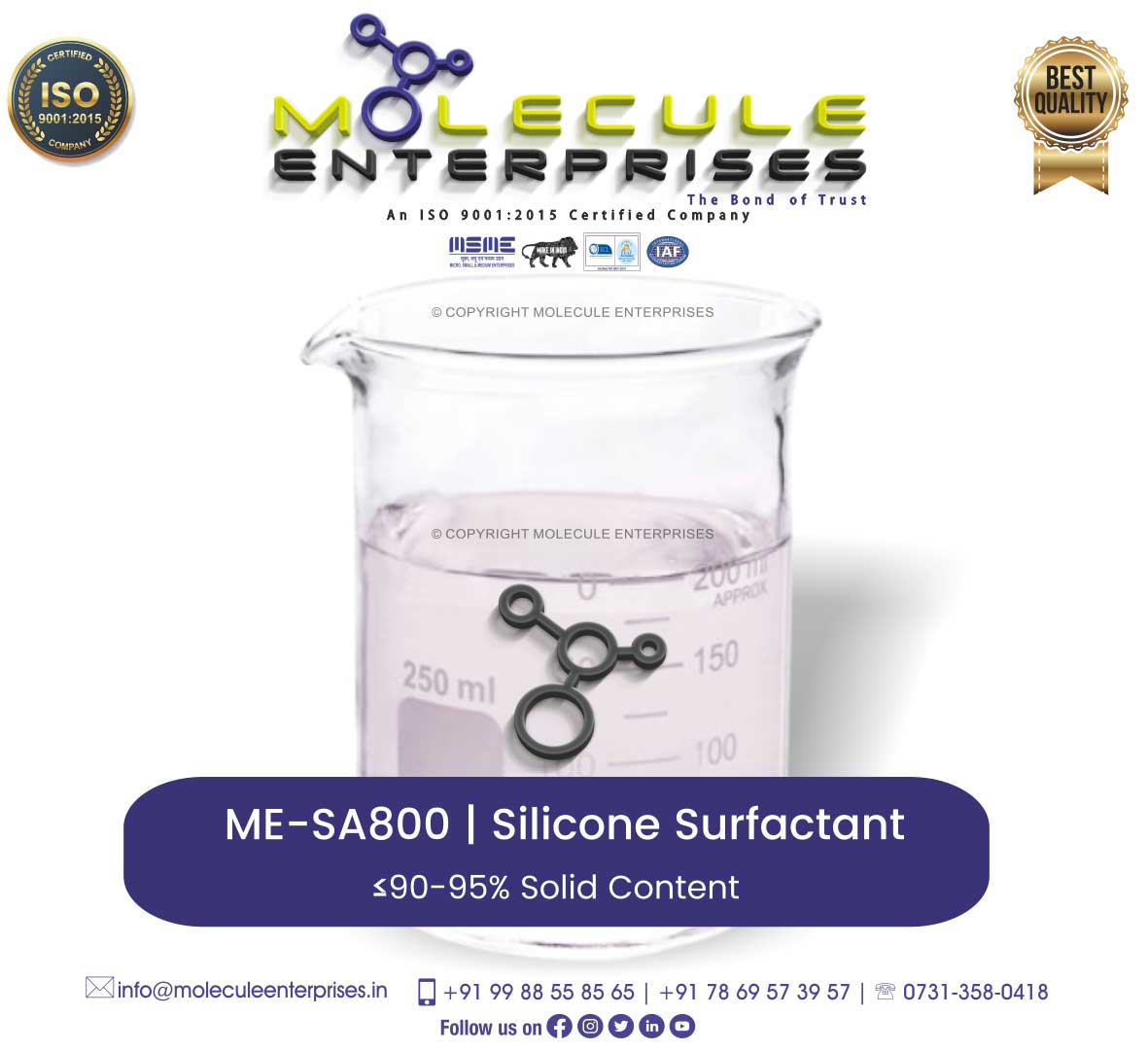 trisiloxane ethoxylate silicone super spreader technical