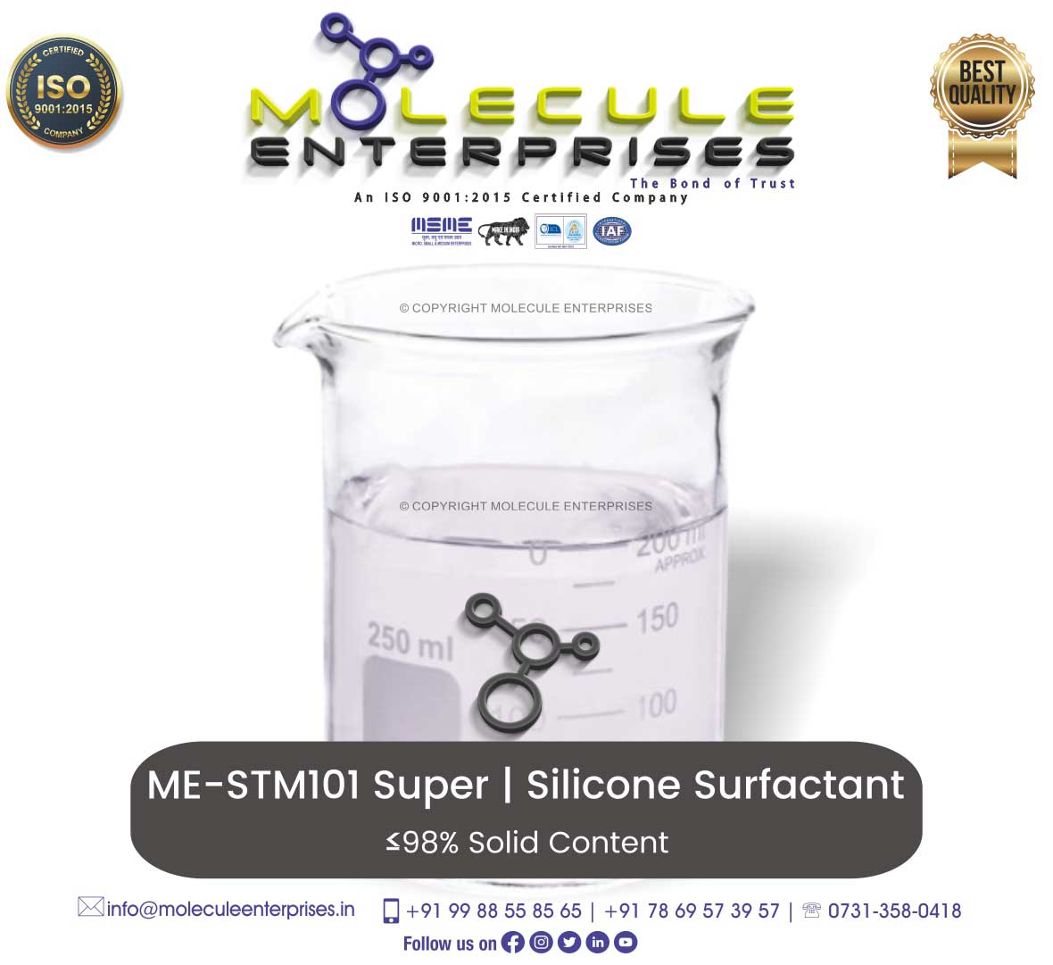 trisiloxane ethoxylate silicone surfactant manufacturers